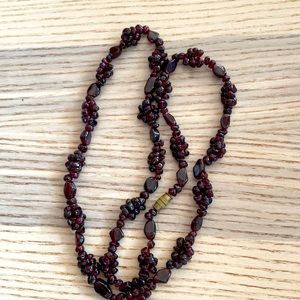 Garnet necklace